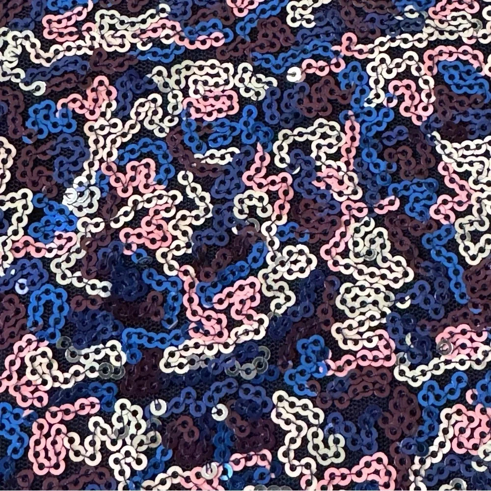Gap girls multicolored sequins short sleeve party dress size S 6/7